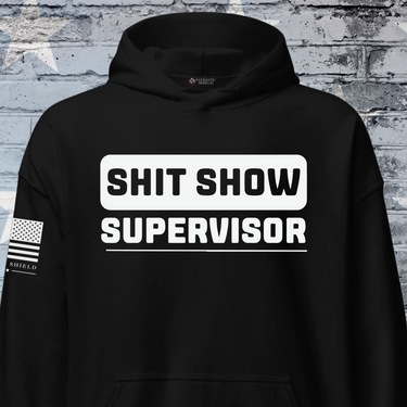 Shitshow Supervisor Hoodie Funny Women’s Graphic Hoodie